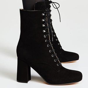 maryam nassir zadeh lace up suede boots 36